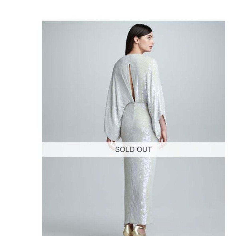 IN SEARCH OF (NOT FOR SALE) : DVF SEQUINS GOWN - Picture 2 of 2